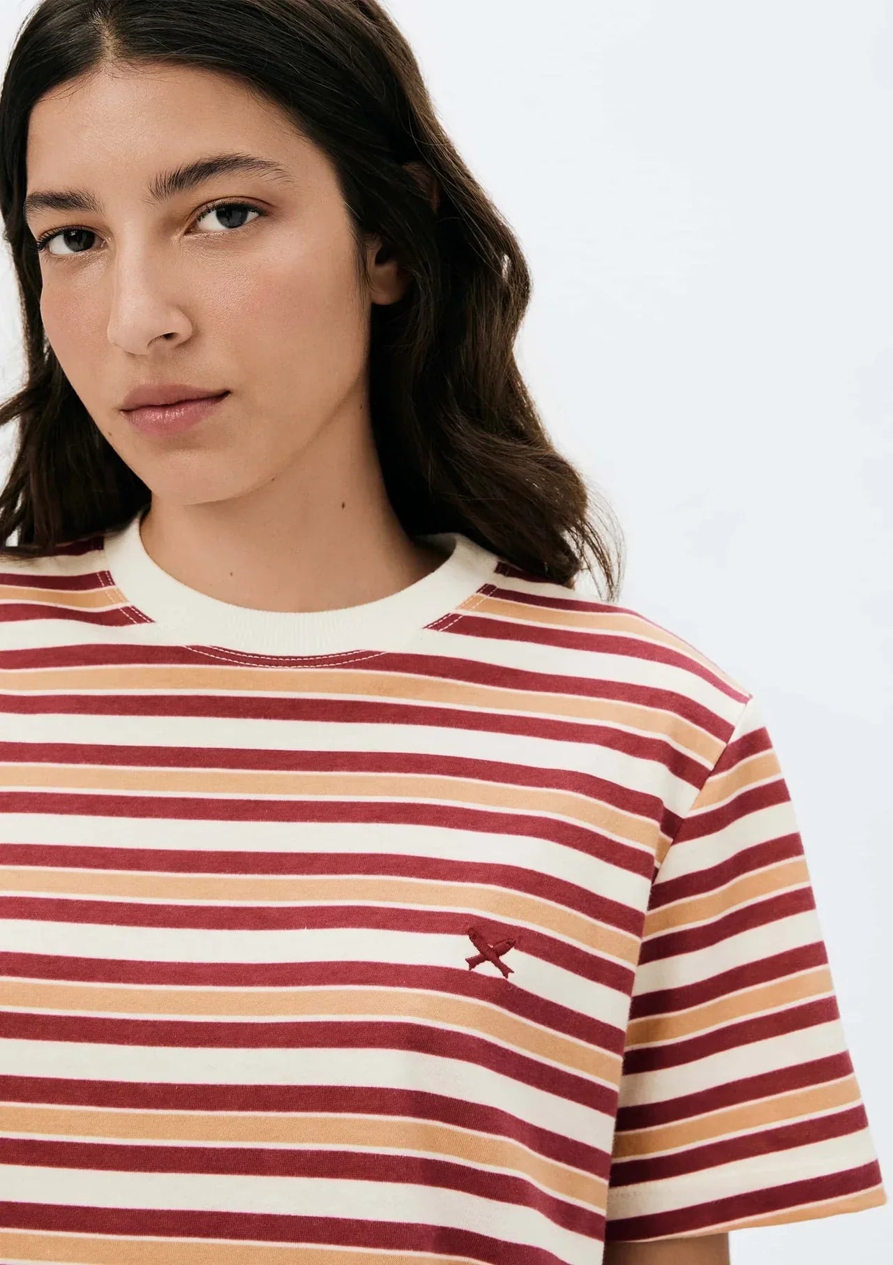 Camiseta Feminina Manga Curta Listrada