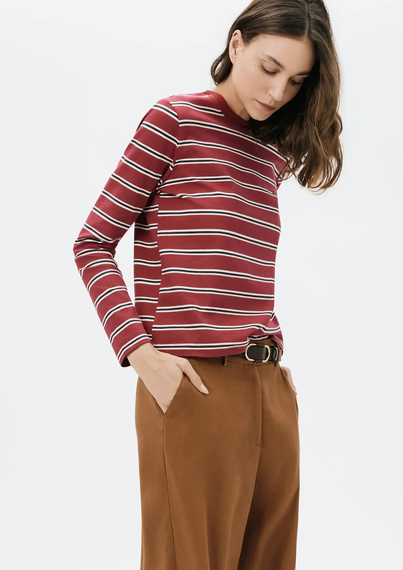 Blusa Feminina Manga Longa Listrada