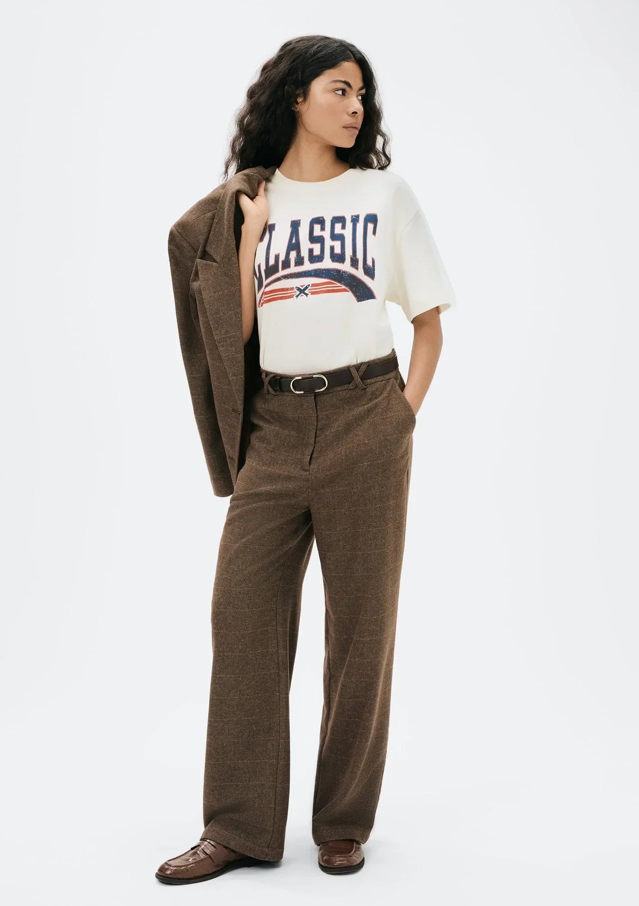 Camiseta Feminina Manga Curta Oversized