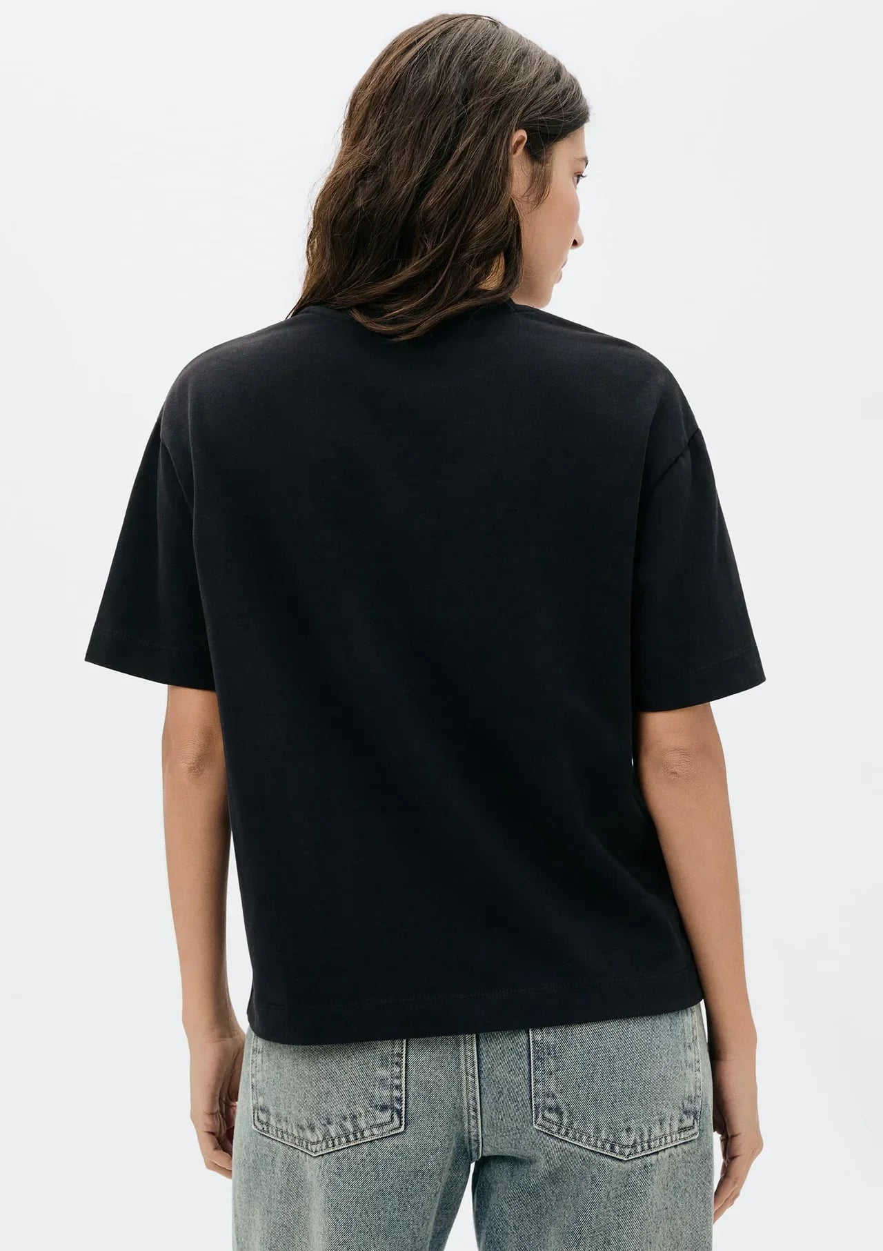 Camiseta Feminina Manga Curta em Malha Binada