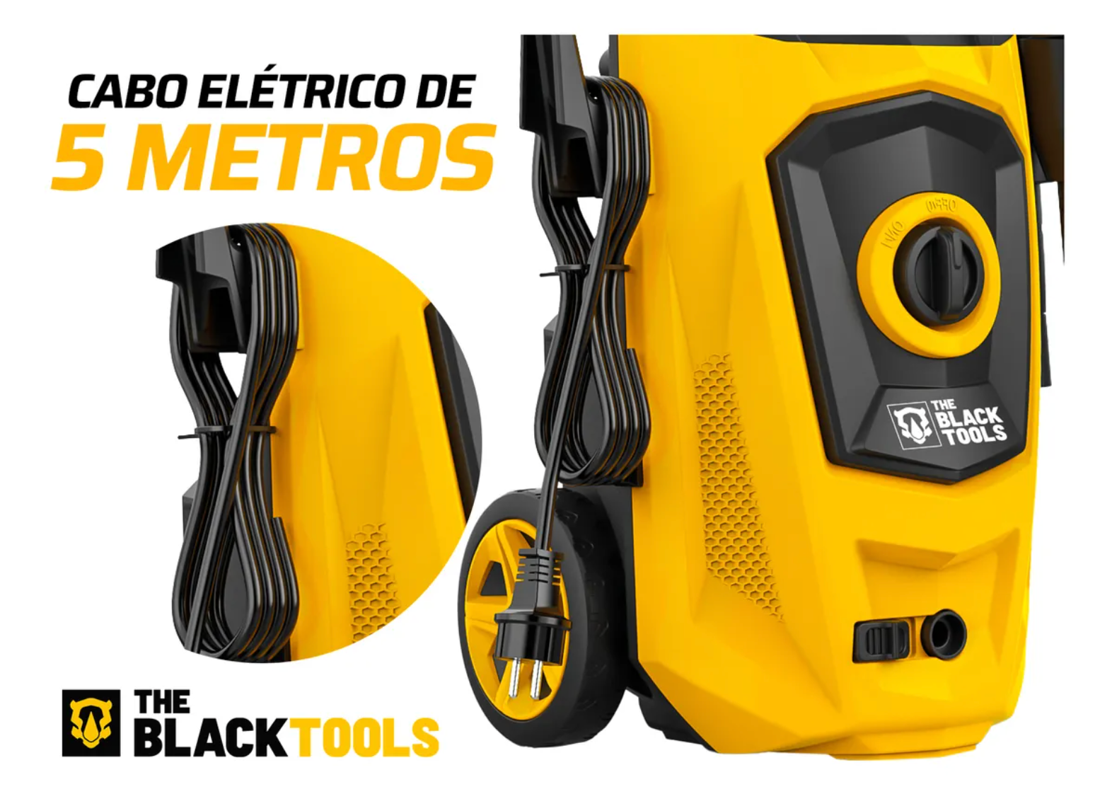 Lavadora De Alta Pressão 1500w 220v + Kit Escova Limpeza