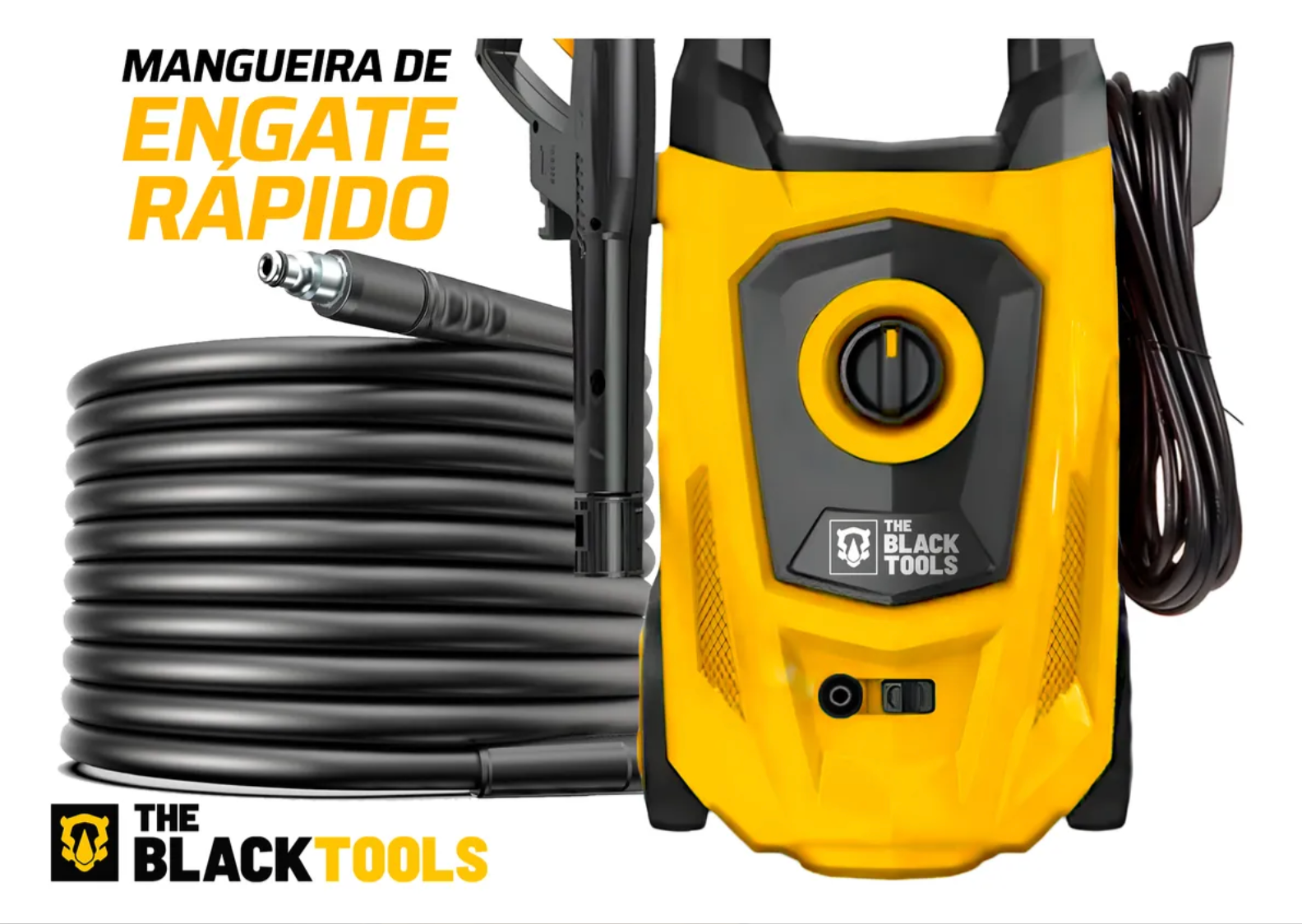 Lavadora De Alta Pressão 1500w 220v + Kit Escova Limpeza
