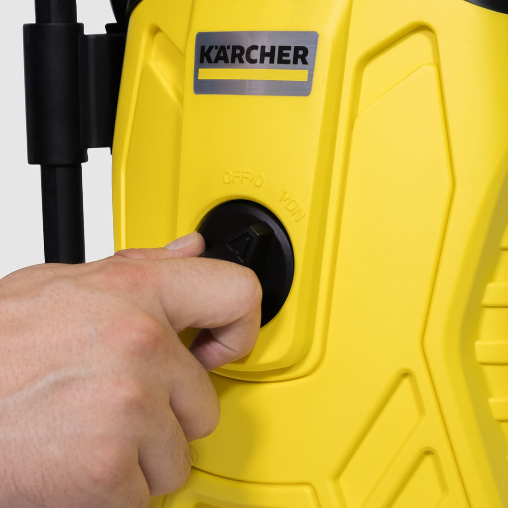 (OFERTA VÁLIDA ATÉ AS 23:59) Lavadora Compacta de Alta Pressão Kärcher 1500 PSI + 2 Brindes