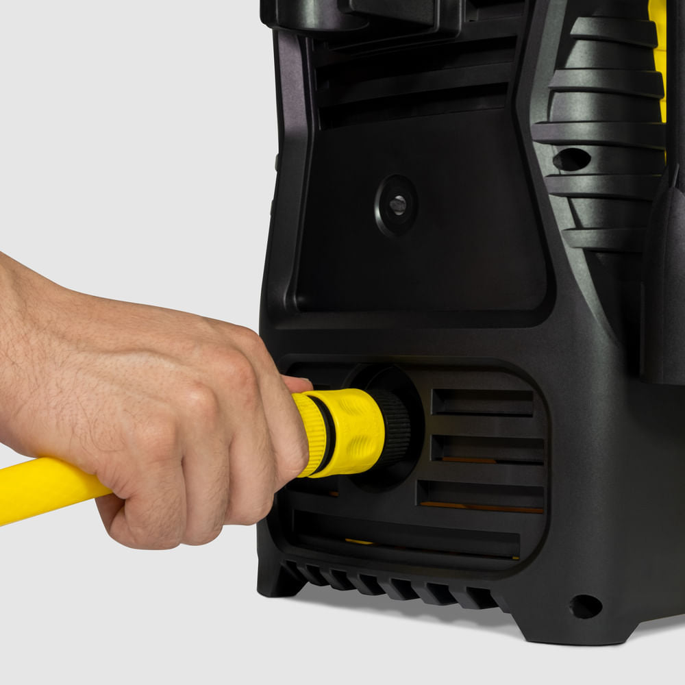 (OFERTA VÁLIDA ATÉ AS 23:59) Lavadora Compacta de Alta Pressão Kärcher 1500 PSI + 2 Brindes