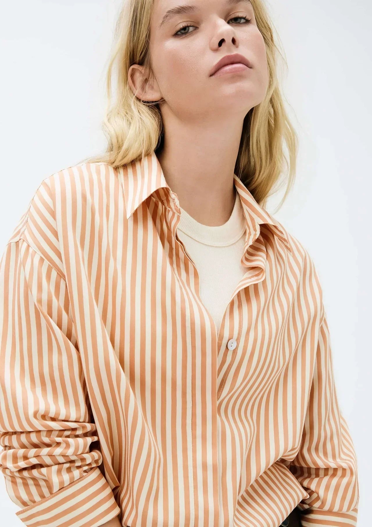 Camisa Feminina Manga Longa Listrada
