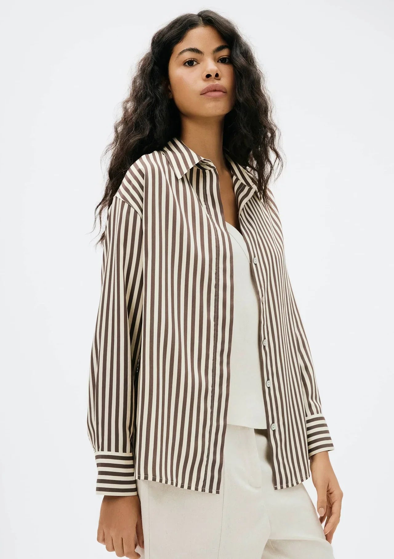Camisa Feminina Manga Longa Listrada