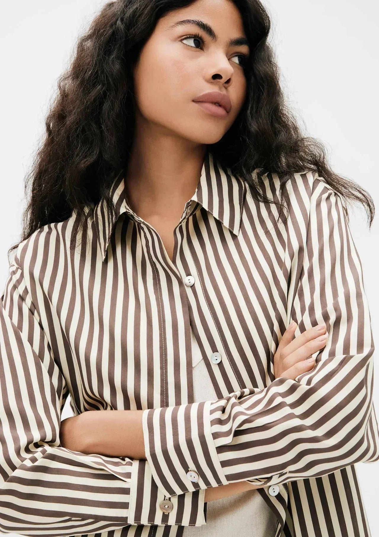 Camisa Feminina Manga Longa Listrada