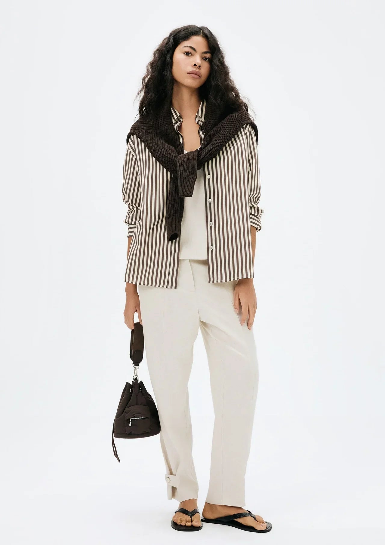 Camisa Feminina Manga Longa Listrada