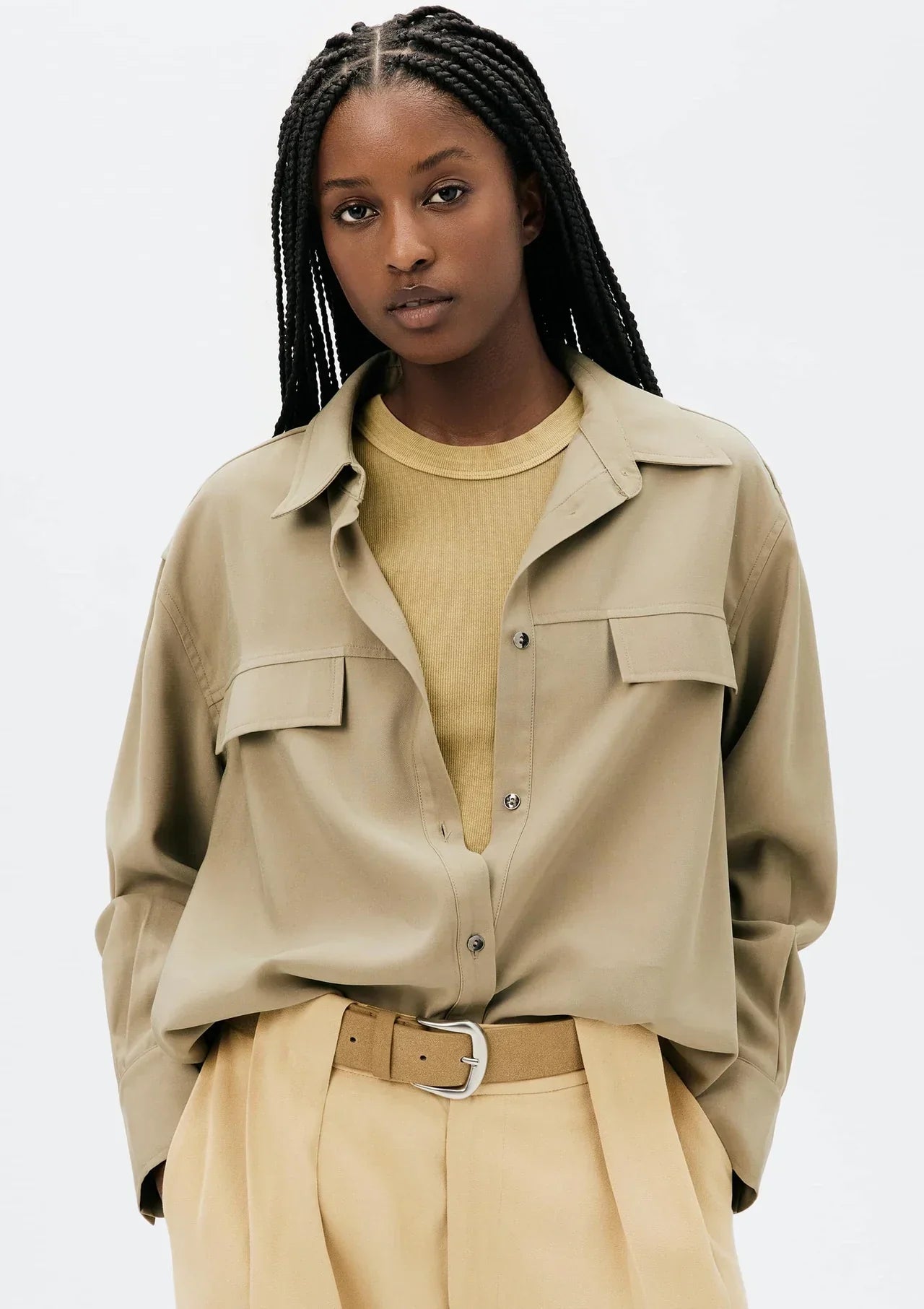 Camisa Feminina Manga Longa Peach Touch
