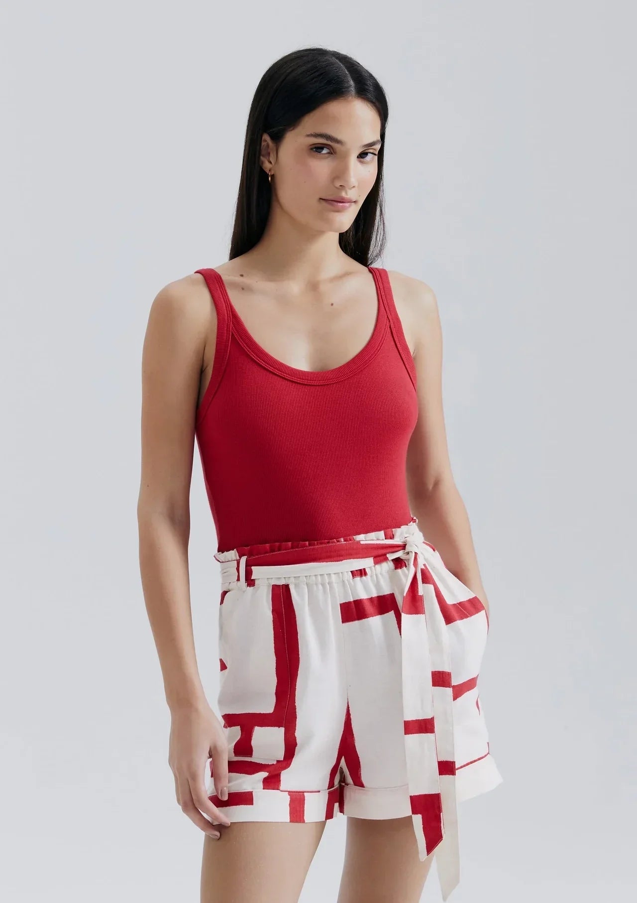 Regata Básica Feminina Slim Rib