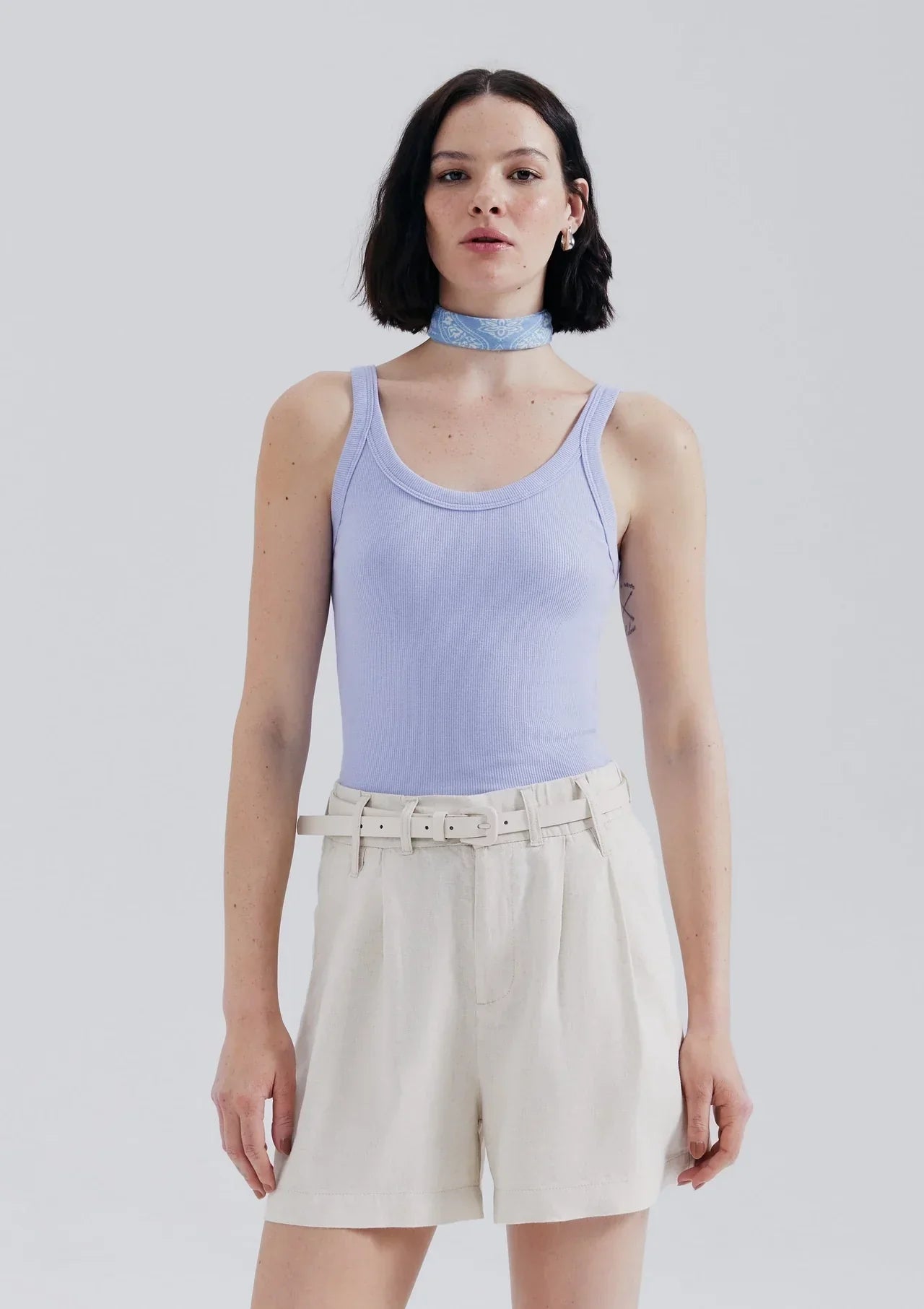 Regata Básica Feminina Slim Rib