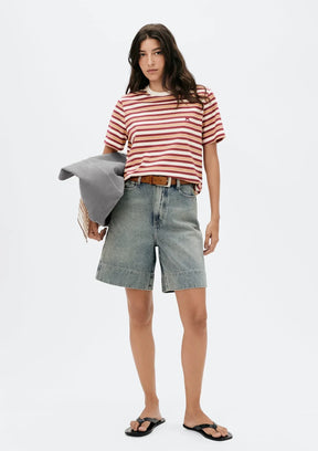 Camiseta Feminina Manga Curta Listrada