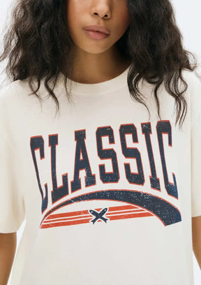 Camiseta Feminina Manga Curta Oversized