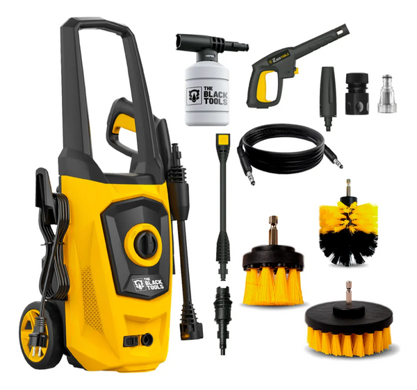 Lavadora De Alta Pressão 1500w 220v + Kit Escova Limpeza