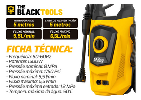 Lavadora De Alta Pressão 1500w 220v + Kit Escova Limpeza